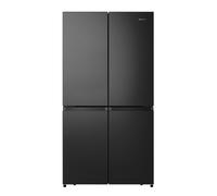 Hisense PureFlat RQ758N4SAFE Total No Frost Multi-door American Fridge Freezer - Black / Stainless Steel - E Rated, Black