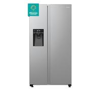 Hisense PureFlat American Fridge Freezer - Stainless Steel