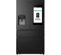 Hisense PureFlat Eclipse RF9P490GTFE Total No Frost American Fridge Freezer - Black Black