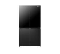 Hisense Pureflat Elite Rq5X560Sflef Cross Door American Fridge Freezer - Black Glass And Stainless Steel Black