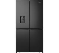 Hisense RQ758N4SWFE side-by-side refrigerator Freestanding 609 L E Black