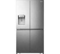 Hisense RQ760N4SASE side-by-side refrigerator Freestanding 584 L E Stainless steel