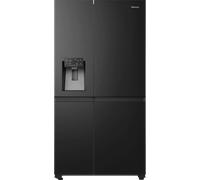 Hisense RS818N4IFE side-by-side refrigerator Freestanding 632 L E Black