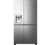 Hisense PureFlat Infinite RS818N4IIE Wifi Connected Plumbed Total No Frost American Fridge Freezer - Stainless Steel - E Rated