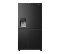 Hisense 632 Litre Side-By-Side American Fridge Freezer - Black RS818N4TFC [EEK: C]