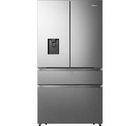 Hisense PureFlat RF749N4SWSE Non-Plumbed Total No Frost American Fridge Freezer - Stainless Steel - E Rated