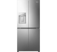 Hisense PureFlat RQ5P470SYID Non-Plumbed Total No Frost American Fridge Freezer - Stainless Steel - D Rated
