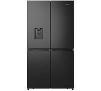 HISENSE PureFlat RQ758N4SWF1 Fridge Freezer - Black Stainless Steel