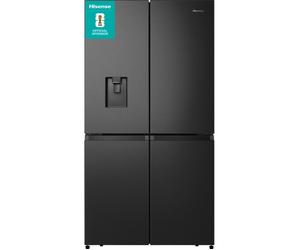 HISENSE PureFlat RQ758N4SWFE Smart Fridge Freezer - Black Stainless Steel, Stainless Steel