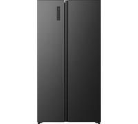 Hisense PureFlat American Fridge Freezer - Black Stainless Steel - D Rated