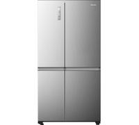 Hisense PureFlat RS5P668SSCC Wifi Connected Total No Frost American Fridge Freezer - Silver / Stainless Steel - C Rated, Silver