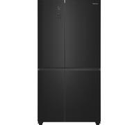 Hisense PureFlat RS5P668SSFC Wifi Connected Total No Frost American Fridge Freezer - Black Stainless Steel Black