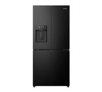 HISENSE PureFlat Slim RQ5P470SYFD Fridge Freezer - Black, Black