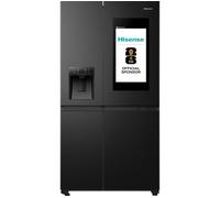 Hisense RS9P628GPFE Hi9 American Style 614l Total No Frost Smart Fridge Freezer - Black