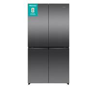 Hisense PureFlex RQ5P640SSKD Wifi Connected Total No Frost American Fridge Freezer - Black / Stainless Steel - D Rated, Black