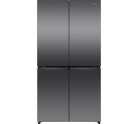 Hisense PureFlex RQ5P640SSKD Wifi Connected Total No Frost American Fridge Freezer - Black / Stainless Steel Black