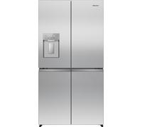 Hisense PureFlex RQ5P640SYSD Wifi Connected Non-Plumbed Total No Frost Multi-door American Fridge Freezer - Stainless Steel - D Rated, Stainless Steel