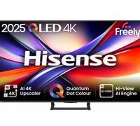 Hisense QLED 4K Smart Tv 50" Smart TV 50A7QTUK HDR UHD Freely TV Black