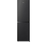 Hisense RB327N4ABD 50/50 Split 256 Litre 182cm High x 55cm Wide 3 Freezer Compartment Freestanding No Frost Fridge Freezer - Reversible Door - Wine Rack - Black - 2 Year Warranty