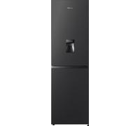 Hisense RB327N4WBE 182cm 50/50 No Frost Fridge Freezer - Black - E Rated, Black