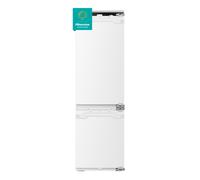 Hisense RB3B250SAWE1 177cm High 70/30 Integrated Frost Free Fridge Freezer with Sliding Door Fixing Kit - White - E Rated, White