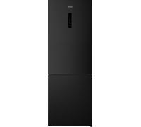 Hisense RB645N4BFE 200cm 60/40 Total No Frost Fridge Freezer - Black / Stainless Steel Black
