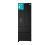Hisense RF632N4WFE Fridge Freezer, Black, 70 x 200 cm