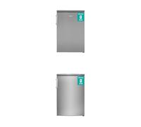 Hisense RL170D4BCE 133L Under Counter Larder Fridge, 56 × 84.5 × 57.5 cm (W×H×D) + Hisense FV105D4BC21 82 Litres Freestanding Freezer, 56 × 84.5 × 57.5 cm (W×H×D)