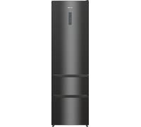 Hisense RM469N4AFEUK 200cm 60/40 Frost Free Fridge Freezer - Black Gloss - E Rated, Black