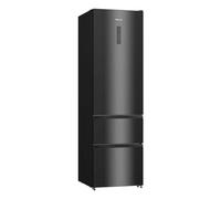 Hisense RM469N4AFEUK 60cm Free Standing Fridge Freezer Black Gloss E Rated