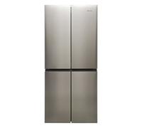 Hisense Rq563N4Ai1_Ss American Style Freestanding Frost Free Fridge Freezer - Stainless Steel Effect