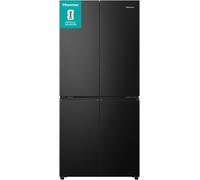 Hisense RQ5P470SAFD fridge-freezer Freestanding 483 L D Black, Stainless steel