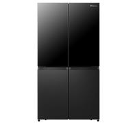 Hisense RQ5X560SFLEF Four Door Fridge Freezer With Ice Maker Plumbed - BLACK