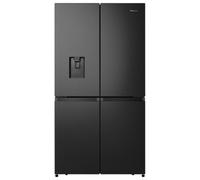 Hisense RQ758N4SWFE side-by-side refrigerator Freestanding 609 L E Black