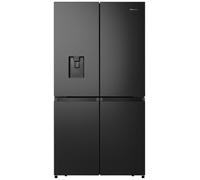 Hisense RQ758N4SWFE side-by-side refrigerator Freestanding 609 L E Black