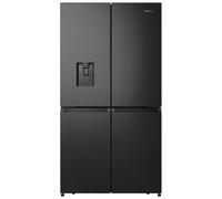 Hisense RQ758N4SWFE side-by-side refrigerator Freestanding 609 L E Black