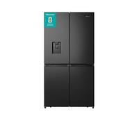 Hisense Rq758N4Swfe Pureflat 90Cm Cross Door, American Fridge Freezer Black