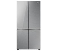 Hisense RQ768N4GVE - BAD BOX KitchenFit Four Door Fridge Freezer - SILVER
