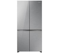 Hisense RQ768N4GVE KitchenFit Fridge Freezer -Silver Glass