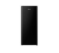 Hisense RR220D4BBE 52cm Freestanding Retro Fridge - 165-litre capacity with 4 star Ice box - Auto Defrost - Wine Rack - Black- E Rated, H128 x W51.9 x D51.3
