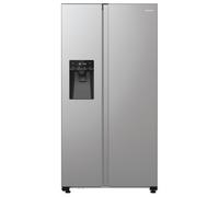 Hisense PureFlat American Fridge Freezer - Total No Frost, Stainless Steel, Non-Plumbed Ice & Water Dispenser, D Rated, RS5P535NTCDUK