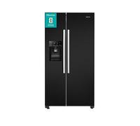 Hisense Rs694N4Ibe 90Cm Wide Side By Side, Water And Ice, American Fridge Freezer Black