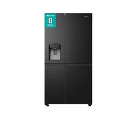 Hisense Pureflat Infinite 632 Litre Side-by-Side American Fridge Freezer - Black