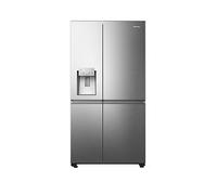 Hisense Rs818N4Iie Pureflat Infinite Series, 90Cm Wide Side By Side, American Fridge Freezer - Stainless Steel Ilver