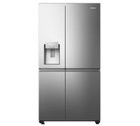 Hisense RS818N4TIE PureFlat Infinite American Fridge Freezer Ice & Water Non Plumbed - STAINLESS STEEL