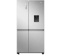 Hisense RS840N4WCE American Fridge Freezer in Stainless Steel with Wat
