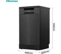 Hisense HS523E15BUK dishwasher Freestanding 10 place settings E