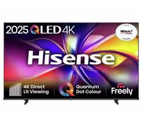 Hisense Smart TV 4K 55E78QTUK 55" Ultra HD HDR QLED Freely TV Black