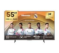 Hisense Smart TV 55 Inch 4K Ultra HD 2025 55A6Q Dolby Vision, HDR 10, Game Mode Plus, Alexa Built-in, VIDAA Voice, DVB-T2/S2 HEVC 10 Tuner, Lativù 4K, LED