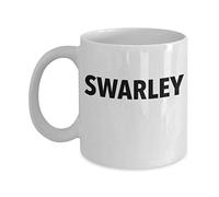 Hisense Swarley Ted Barney Coffee Mug Cup (White) How I Met Your Mother Tv Show HIMYM Gifts Merchandise Accessories Shirt Sticker Decal Decor